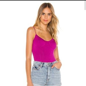 Superdown Fushia Bodysuit